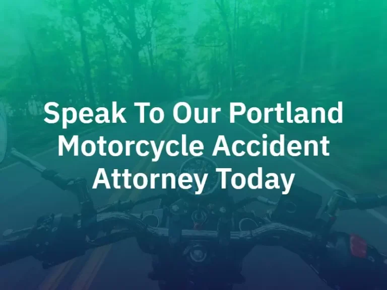 motorcycle accident Attorney Portland
